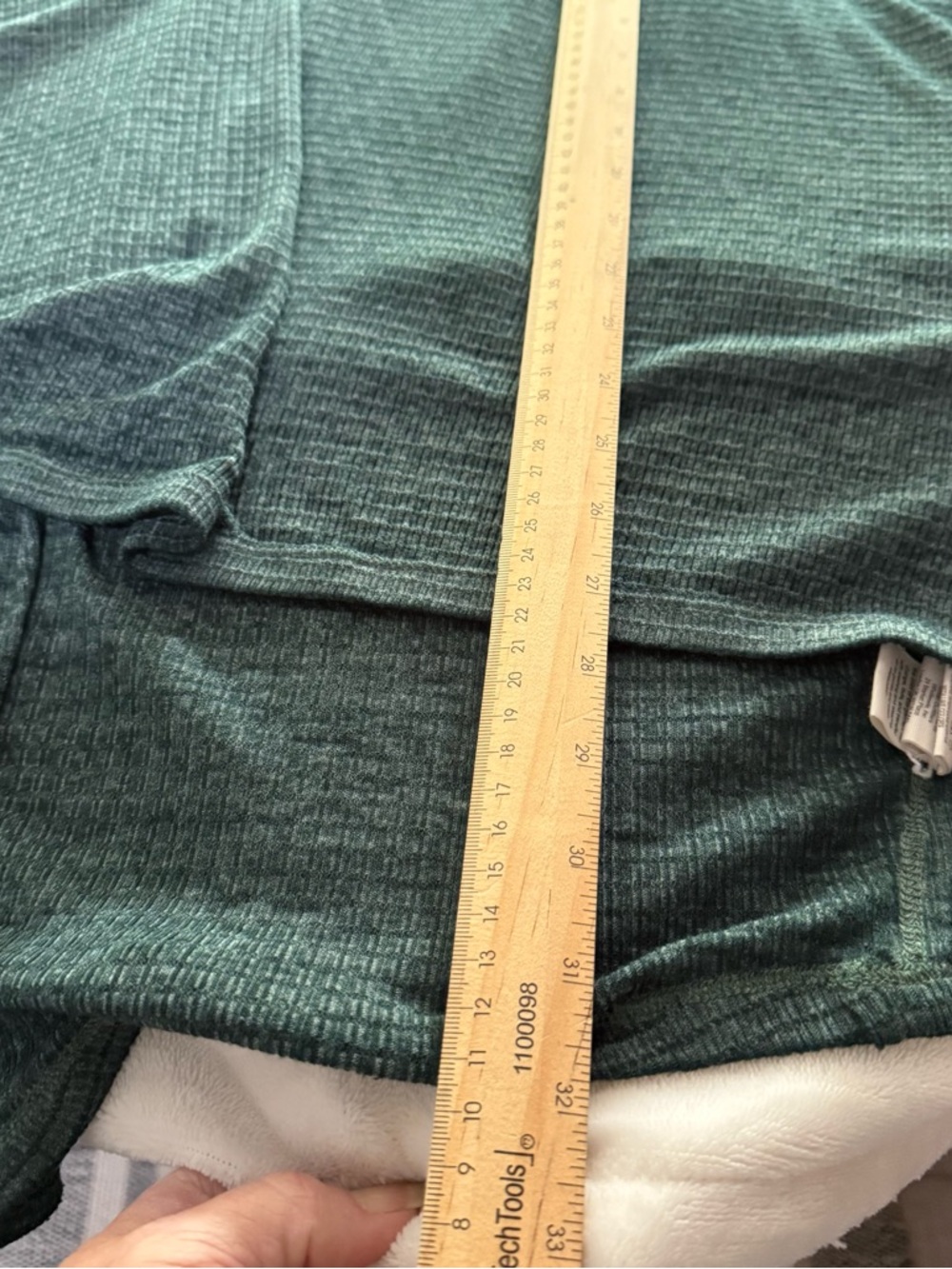 We The Free Heathered Sage Green Long Sleeve Henley Tunic - Picture 9 of 10